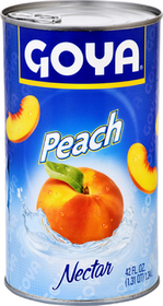 Goya Peach Nectar, 42 Ounces, 12 per case