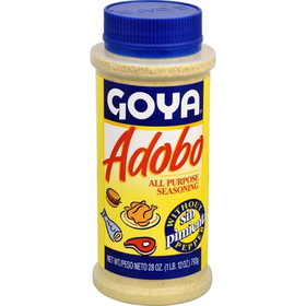 Goya Adobo All Purpose Seasoning Without Pepper, 28 Ounces, 12 per case