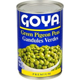 Goya Green Pigeon Peas 15 Ounces - 24 Per Case