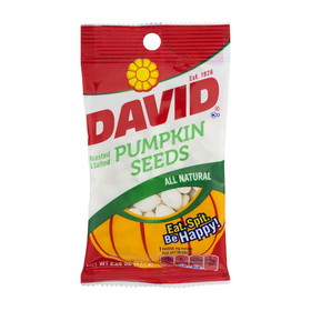 David Original Pumpkin Seeds, 2.25 Ounces, 12 per case