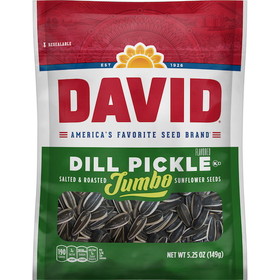 David Dill Pickle Sunflower Seeds, 5.25 Ounces, 12 per case