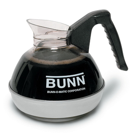 Bunn Black Handle Easy Pour Plastic Coffee Decanter, 3 Count, 1 per case