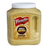 French's 100% Natural Spicy Brown Mustard, 105 Ounces, 4 per case