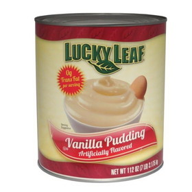 Lucky Leaf Vanilla Pudding, 112 Ounces, 6 per case