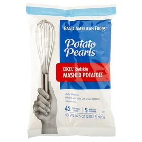 Potato Pearls(R) Excel(R) Redskin Mashed Potatoes 336 Servings (4 Oz) Per Case 8/32.5 Oz Pchs