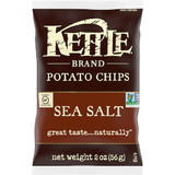 Kettle Foods Sea Salt Potato Chips, 2 Ounces, 24 per case