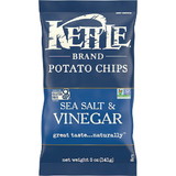 Kettle Foods Potato Chip Sea Salt & Vinegar, 5 Ounces, 15 per case