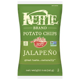Kettle Foods Potato Chip Jalapeno, 5 Ounces, 15 per case