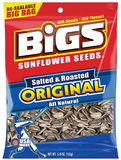 Bigs Sunflower Seeds Original Roasted & Salted, 5.35 Ounce, 12 per box, 4 per case