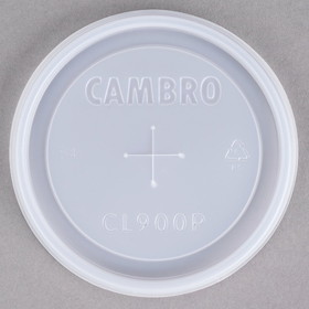 Cambro Camlid For Colorware Tumbler 900P And 900P2 Translucent Lid, 1000 Each, 1 per case