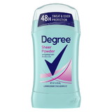 Degree Woman Invisible Solid Body Responsive Sheer Powder Anti-Perspirant & Deodorant, 1.6 Fluid Ounces, 2 per case