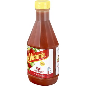 La Victoria 7712 12/15Oz Lv Red Taco Sauce Med