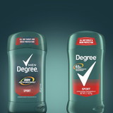 Degree Men Dry Protection Body Heat Activated Sport 48 Hour Anti-Perspirant, 2.7 Fluid Ounces, 6 Per Box, 2 Per Case