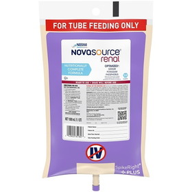 Novasource Renal Diabetes Tube Feeding Special Nutritional Supplement Liquid Formula, 33.8 Fluid Ounce, 6 per case