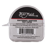Bar Maid Sani-Maid Paper Quaternary Sanitizer Test 100 Per Pack - 12 Per Case