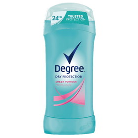 Degree Women Invisible Solid Body Responsive Sheer Powder Anti-Perspirant &amp; Deodorant, 2.6 Fluid Ounces, 2 per case