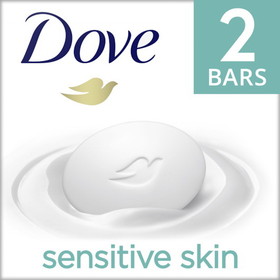 Dove Bar Soap Sensitive Skin 4.25 Ounce, 7.5 Ounce, 24 per case
