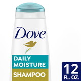Dove Daily Moisture Therapy Shampoo, 12 Fluid Ounce, 6 per case