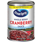 Ocean Spray Whole Berry Cranberry Sauce, 14 Ounces, 24 per case