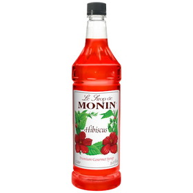 Monin Hibiscus Syrup, 1 Liter, 4 per case