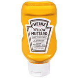 Heinz Kosher, Yellow Mustard Plastic Bottle, Top Down, 13 Pounds, 1 per case