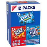 Nabisco 02024 Chips Ahoy\R\N/Nutter Butter/Oreo Cookies Variety Pack Assorted 12Z