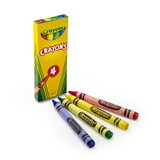 Crayola Crayon In Tuck Box, 4 Count, 24 per case