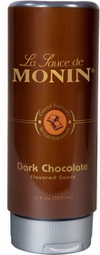 Monin Dark Chocolate Sauce, 12 Fluid Ounces, 6 per case