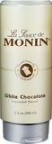 Monin White Chocolate Sauce 12 Fluid Ounce Bottle - 6 Per Case