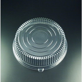 Party Tray 16 Inch Lid Round Clear, 25 Each, 25 per case
