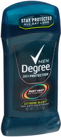 Degree Men Dry Protection Body Heat Activation Extreme Blast 48 Hour Anti-Perspirant, 2.7 Fluid Ounces, 6 per box, 2 per case