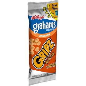 Kellogg's Gripz Cinnamon Graham Cracker .9 Ounces Per Pack - 150 Per Case