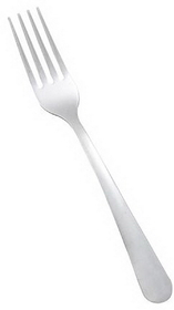 Winco Windsor Medium Weight Dinner Fork 1 Dozen Per Pack - 1 Per Case