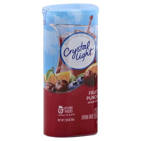 Crystal Light Fruit Punch Beverage Mix 2.04 Ounce - 12 Per Case