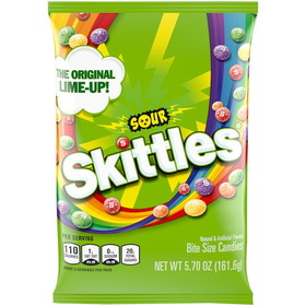 Skittles Sour Candy, 5.7 Ounces, 12 per case