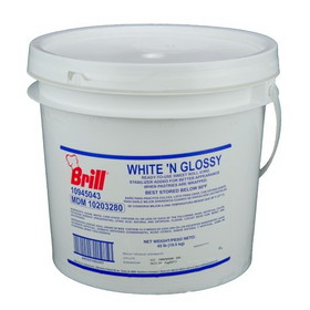 Brill Icing White'n Glossy Ready To Use, 43 Pounds, 1 per case