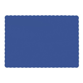 Hoffmaster 9.5 Inch X 13.5 Inch Navy Paper Placemat, 1000 Each, 1 per case