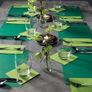 Hoffmaster 9.5 Inch X 13.5 Inch Hunter Green Paper Placemat 1000 Per Pack - 1 Per Case