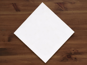 Hoffmaster Linen-Like 17 Inch X 17 Inch 1/8 Fold White Dinner Napkin, 75 Per Pack, 75 Each, 4 per case