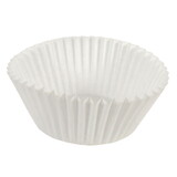 Hoffmaster 4.5 Inch 2 Ounce Fluted White Baking Bowl, 500 Each, 20 Per Case