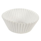 Hoffmaster 4.5 Inch 2 Ounce Fluted White Baking Bowl, 500 Each, 20 per case