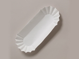 Hoffmaster 6 Inch Medium Weight White Paper Hot Dog Tray, 500 Each, 6 per case