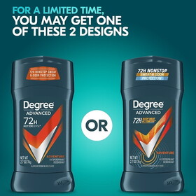 Degree Advanced Motion Sense 72 Hour Adventure Anti-Perspirant, 2.7 Ounce, 6 Per Box, 2 Per Case