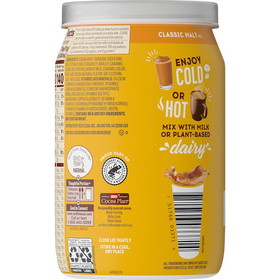 Nestle Novartis Ovaltine Classic Milk Flavoring Malt 12 Ounce Bags - 6 Bags Per Case