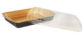 Gourmet-To-Go Rectangular Entree With Dome Lid Combo 1-25 Cnt