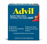 Advil Dispenser Pouch 50 Tablets Per Pack - 24 Packs Per Case