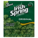 Irish Spring Original Personal 3 Bar, 9.6 Ounces, 24 per case