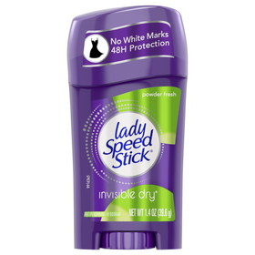 Lady Speed Stick Antiperspirant Invisible Dry Powder Fresh, 1.4 Ounce, 2 per case