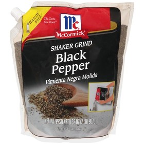 Mccormick Pepper Black Shaker Grind, 2 Pounds, 8 per case