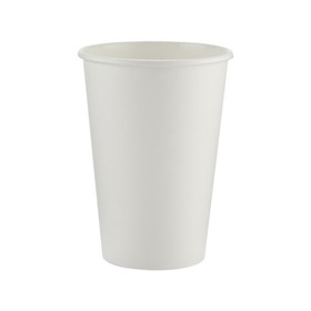 Dixie 16 Ounce Simply White Paper Hot Cup, 50 Count, 20 per case